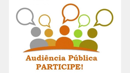 Participe! Audiência Pública referente à LDO 2023 e LOA 2023, em 07/12/2022 (quarta-feira), às 09 horas, no plenário da Câmara Municipal.